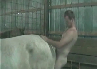 Sex with a farm animal at the abandoned barn